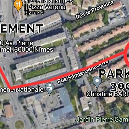Splendide Studio Moderne - Proche Centre - Laverie Nîmes Eksteriør billede
