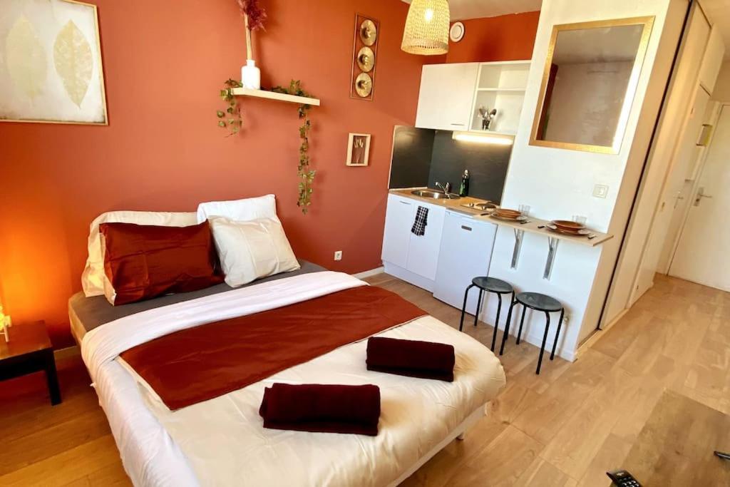 Splendide Studio Moderne - Proche Centre - Laverie Nîmes Eksteriør billede